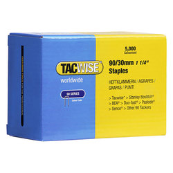 Tacwise 90/30mm Narrow Crown Staples 5000pcs