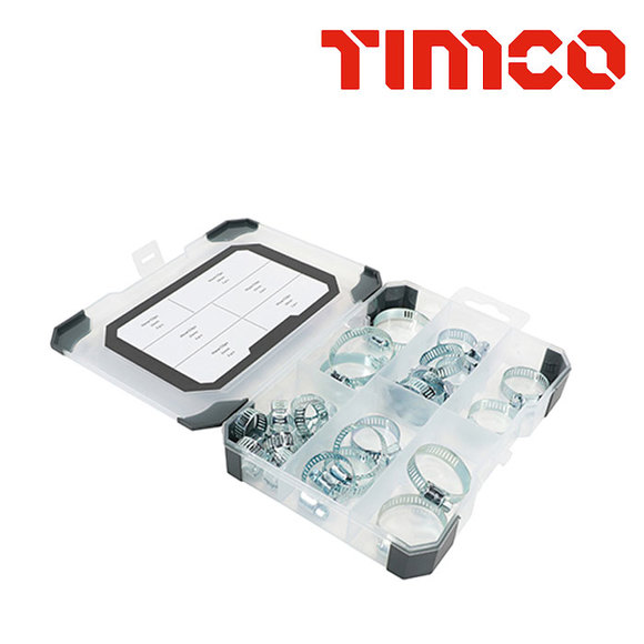 TIMCO, Timco Tray970 Mixed Hose Clips 25pcs