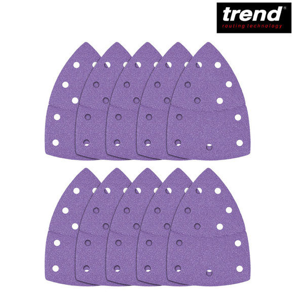 Trend Routing, Trend 102 x 151 mm P120 Detail Sanding Sheets 10pc