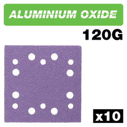 Trend 114 x 110 mm P120 Aluminium Oxide 1/4 Sanding Sheet 
