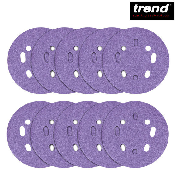 Trend Routing, Trend 150 mm P40 Sanding Discs 10pc