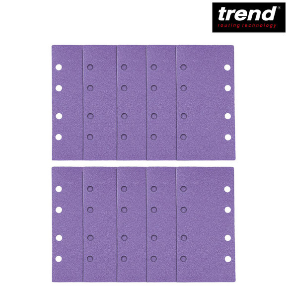 Trend Routing, Trend 93 x 185 mm P240 1/3 Sheet Sanding Paper 10pc