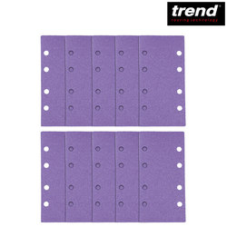 Trend 93 x 185 mm P240 1/3 Sheet Sanding Paper 10pc