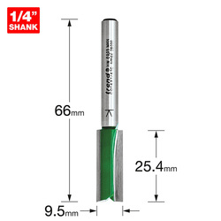 Trend C014X1/4TC Two Flute Cutter 9.5mm