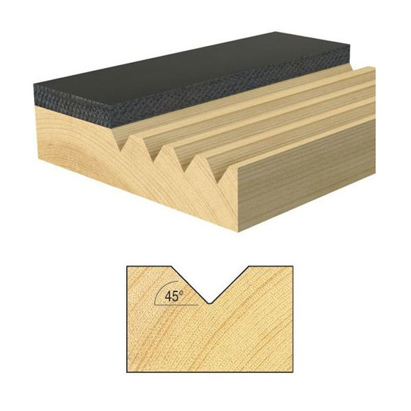 Trend Routing, , Trend C043B CraftPro 45 Degree Guided Groove Cutter 