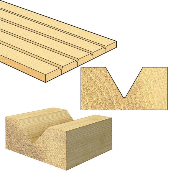 Trend Routing, , Trend C045B CraftPro Chamfer V Groove 45 Degree 38 mm