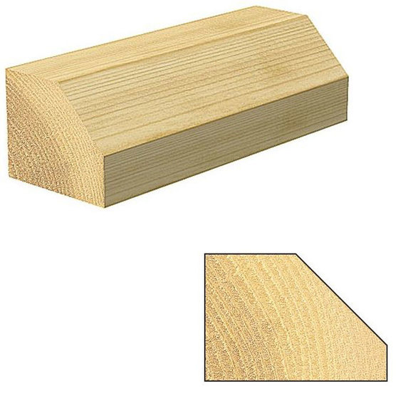 Trend Routing, , Trend C049 CraftPro 45 Degree Guided Chamfer Cutter 1/2" Shank