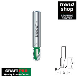 Trend C052 CraftPro 3.2 mm Radius x 6.3 mm Diameter