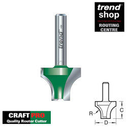 Trend C073A CraftPro Sash Bar Ovolo Profile 10 mm Radius