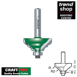 Trend C105 CraftPro Guided Broken Ogee 6.3 mm Radius