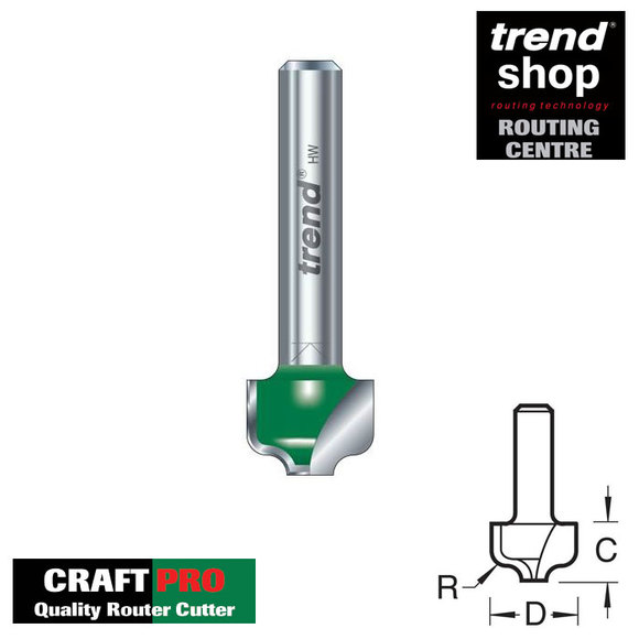 Trend Routing, Trend C108 CraftPro Ogee Panel 3.2 mm Radius