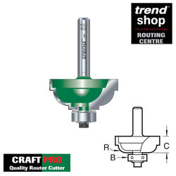Trend C122 CraftPro Bearing Guided Cavetto 7.9 mm Radius