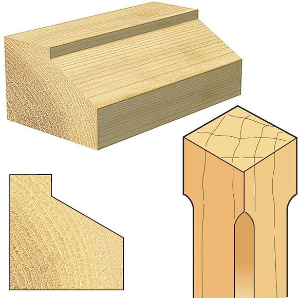 Trend Routing, , Trend C139 CraftPro 30 Degree Guided Bevel Cutter