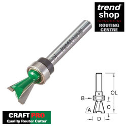 Trend C162 CraftPro Guided Dovetail Cutter 12.7 mm Diameter