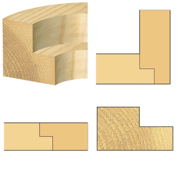 Trend Routing, , Trend C193 Bearing Guided Rebater 31.8 x 15.9 mm 1/2" Shank