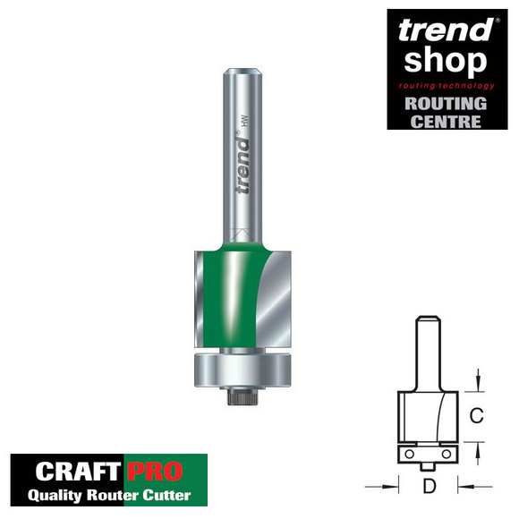 Trend Routing, Trend C196 CraftPro Self Guided Trimmer 12.7 mm