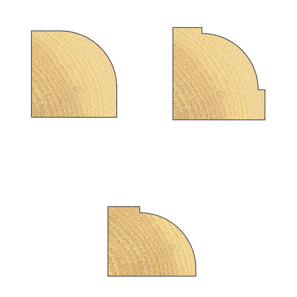 Trend Routing, , Trend C198 CraftPro Guided Round Over & Ovolo 16 mm Radius