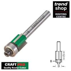 Trend C205 CraftPro Triple Flute Trimmer 12.7 mm