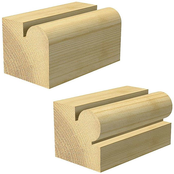 Trend Routing, , Trend C215 CraftPro Guided Corner Bead 7 mm Radius 1/4" Shank
