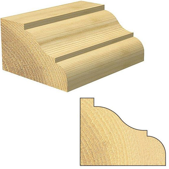 Trend Routing, , Trend C217 CraftPro Guided Elegant Mould 10.5 mm Radius