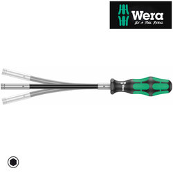 Wera 393S Bitholding Screwdriver Extra Slim With Flexible Shaft