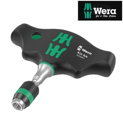 Wera 416 RA T-Handle Screwdriver With Ratchet Function 1/4" Hex 