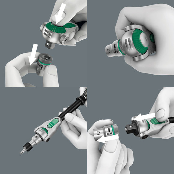 Wera, , Wera 8000B SB Zyklop Speed Ratchet 3/8" Drive