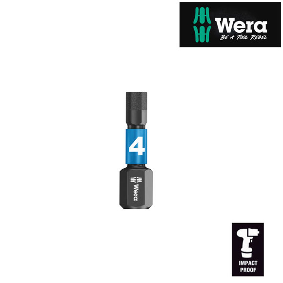 Wera, Wera 840/1 IMP DC IMPAKTOR Hex 4 x 25 mm Bit