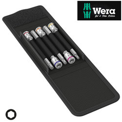 Wera 8740 A HF1 ZYKLOP 1/4" HEX Bit Socket Set