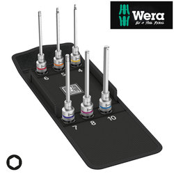 Wera 8740 C HF2 ZYKLOP 1/2" HEX Bit Socket Set 