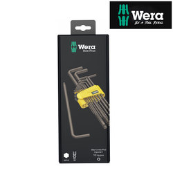 Wera 950/13 Hex-Plus Imperial Blacklaser L-Key Set 