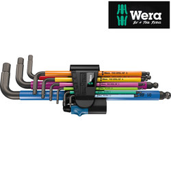 Wera Hex-Plus Multicolour L Key 9 Piece Set Metric