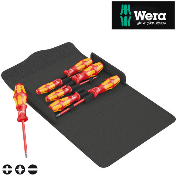 Wera, Wera Kraftform 100 i/7 Set 1 VDE Screwdriver Set