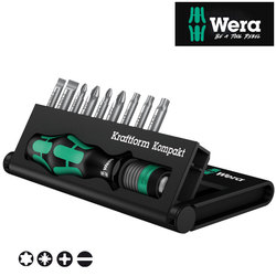 Wera Kraftform Kompakt 10 Screwdriver 10 Piece Set 