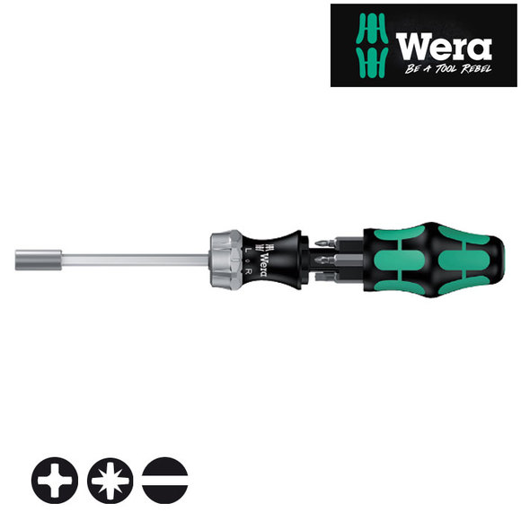 Wera, Wera Kraftform Kompact 27 RA1 Ratchet Screwdriver 7 Piece