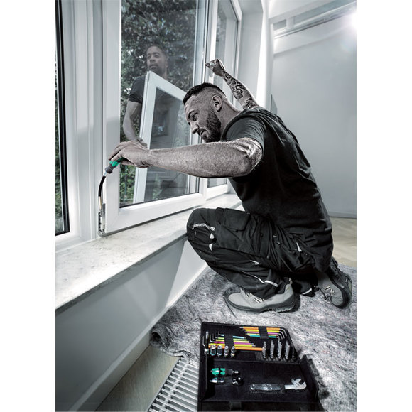 Wera, , Wera Kraftform Kompact F1 Tool Set For Window Installation 