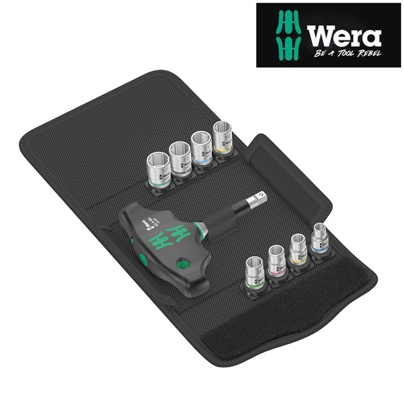 Wera, Wera Kraftform Kompakt 400 RA Set 2 1/4" Drive - 9pcs