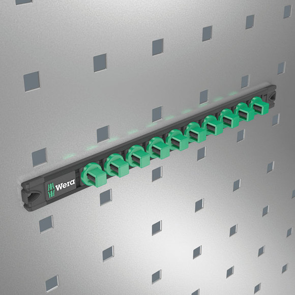 Wera, , Wera Magnetic Socket Rail For 3/8" Drive Sockets