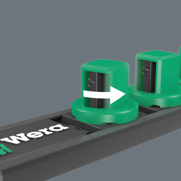 Wera, , Wera Magnetic Socket Rail For 3/8" Drive Sockets