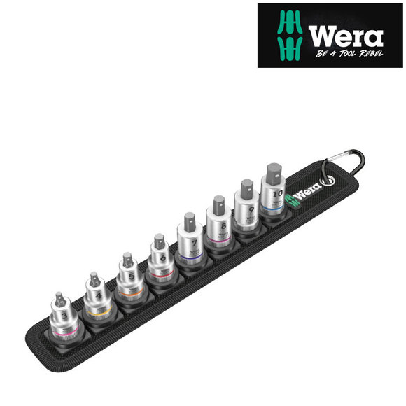 Wera, Wera Zyklop In Hex Plus 3/8" Drive Bit Socket 8 Piece Set
